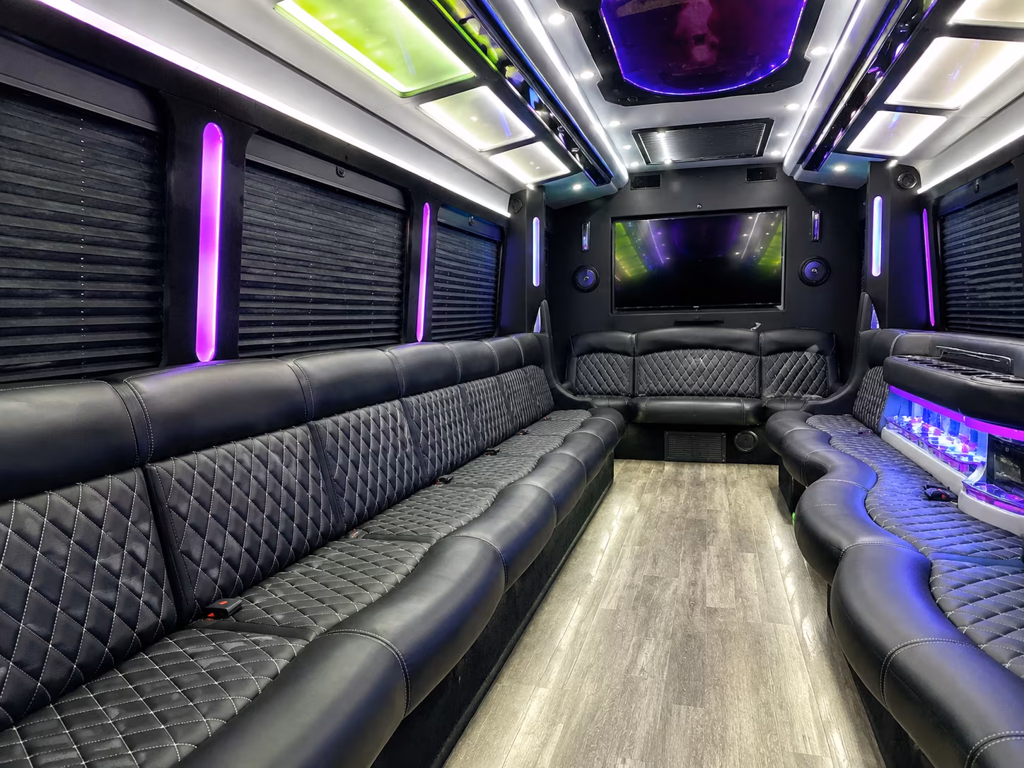 stockton concert party bus rental