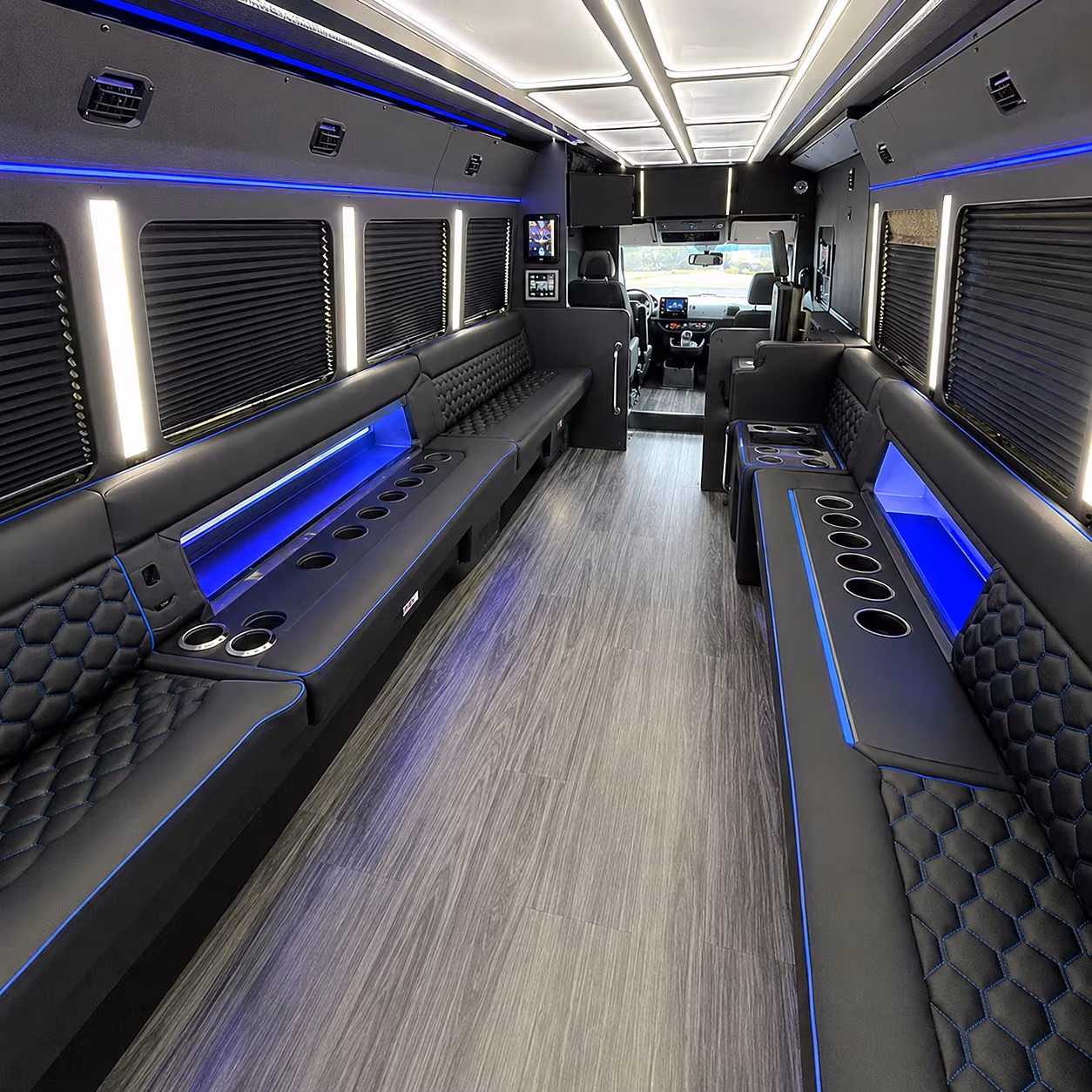 stockton party bus rentals inside