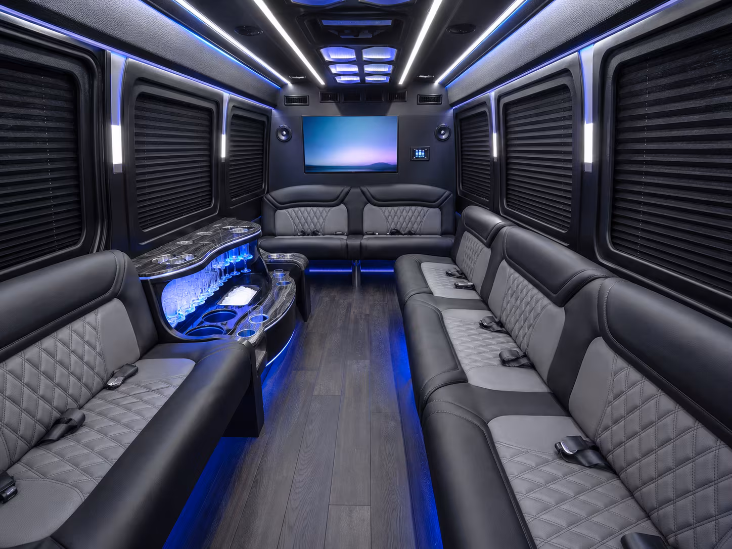stockton school event transportation onboard seating
