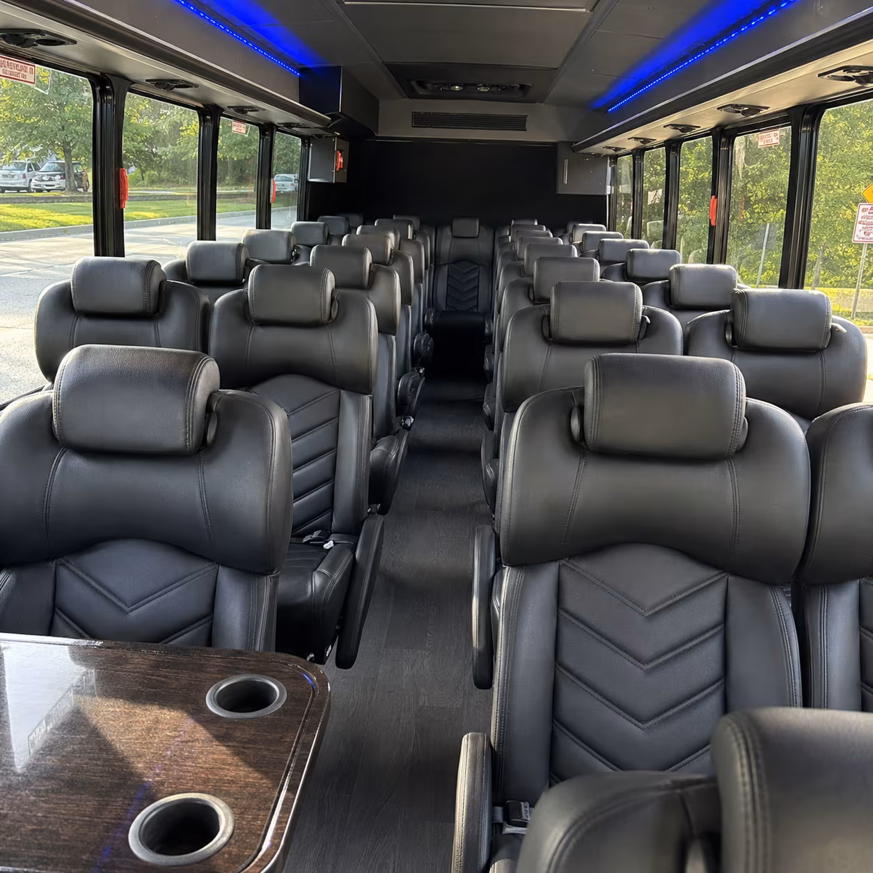 stockton wine tour brewery transportation onboard seating