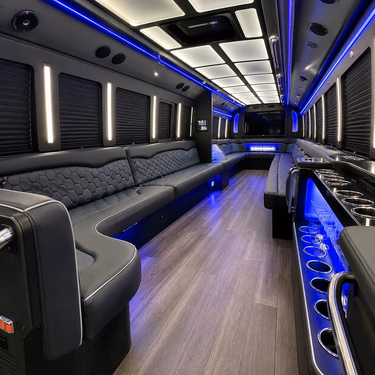 wedding party bus rental